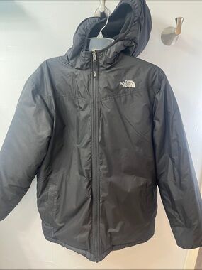 The North Face,Kids sz xlarge- Black, Reversible Insulated Hooded Jacket